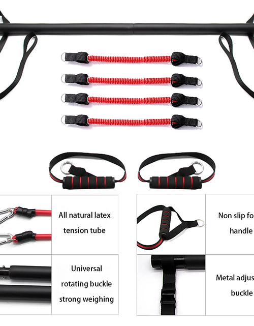 Load image into Gallery viewer, Fitness Equipment Set, Exercise Equipment with Resistance Bands, Muscle Build Workout Equipment for Men/Women, Full-Body Fitness Equipment for Indoor/Outdoor/Travel
