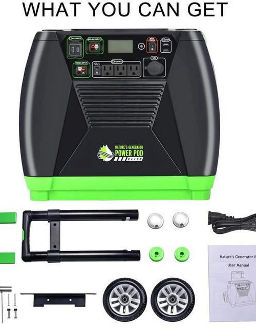 Load image into Gallery viewer, Elite Portable Solar &amp; Wind Powered 3600 Watts Generator
