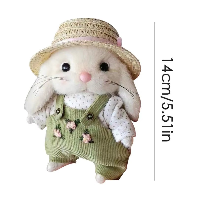 5.5 Inch Cute Rabbit Doll Baby Soft Plush Toys for Children Appease Sleeping Stuffed Animal Baby Toys