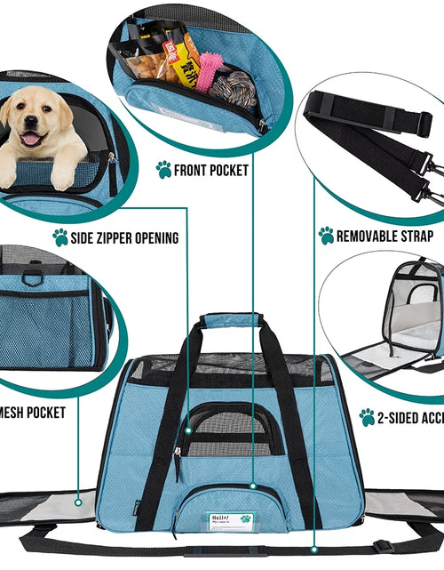 Load image into Gallery viewer, Premium Airline Approved Soft Sided Pet Carrier
