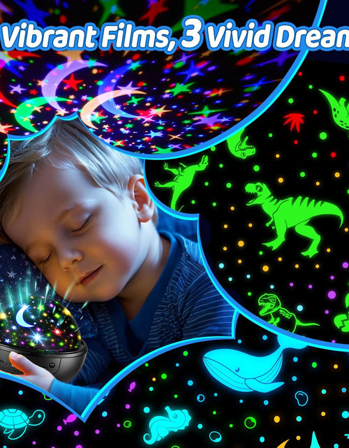 Load image into Gallery viewer, Night Light for Kids, 93 Lighting+3 Films Kids Night Light Projector, Remote+Dim
