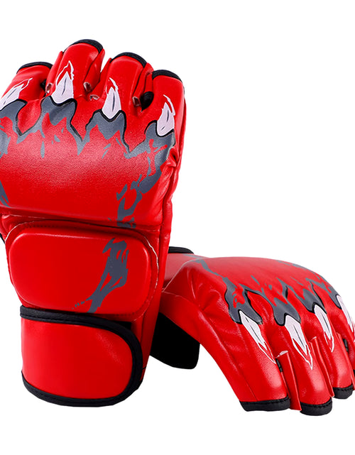 Load image into Gallery viewer, Kick MMA Boxing Gloves for Men Women PU Karate Muay Thai Guantes De Boxeo Free Fight MMA Sanda Training Adults Kids Equipment
