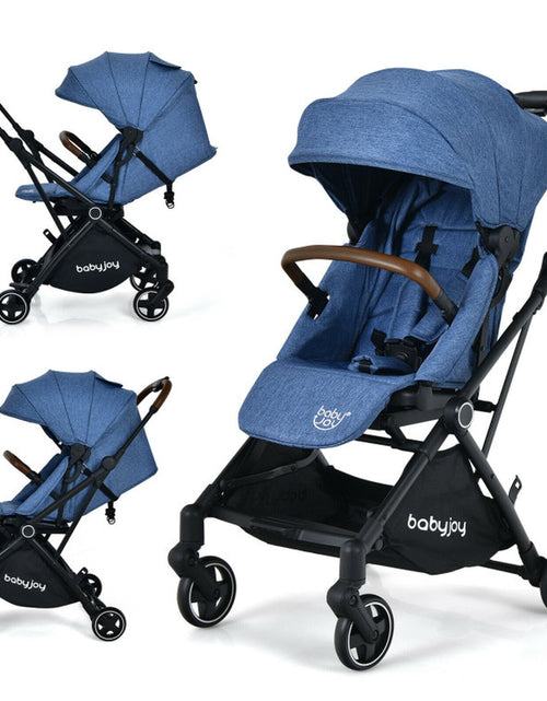 Load image into Gallery viewer, 2-In-1 Convertible Aluminum Baby Stroller with Adjustable Canopy
