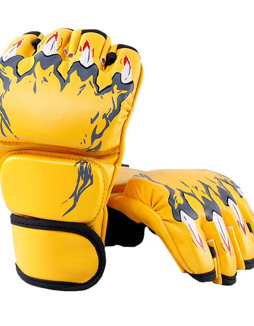 Load image into Gallery viewer, Kick MMA Boxing Gloves for Men Women PU Karate Muay Thai Guantes De Boxeo Free Fight MMA Sanda Training Adults Kids Equipment
