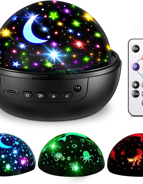 Load image into Gallery viewer, Night Light for Kids, 93 Lighting+3 Films Kids Night Light Projector, Remote+Dim
