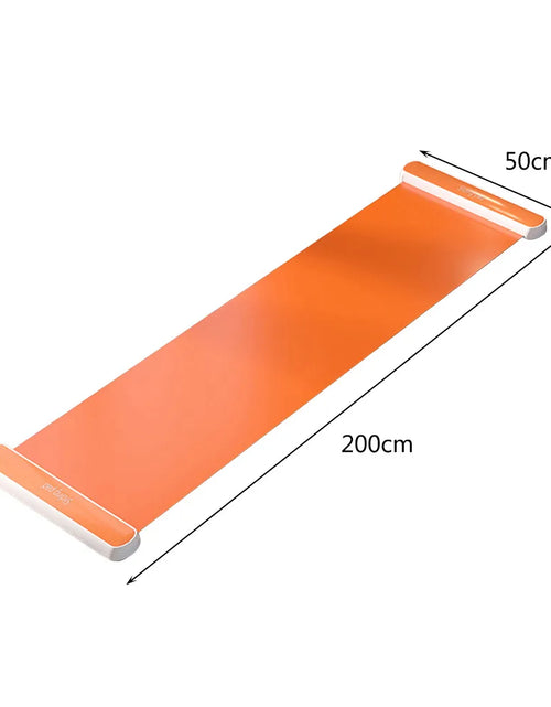 Load image into Gallery viewer, Yoga Sliding Mat Indoor Sport Fitness Glide Pilates Leg Core Training Board Mat for Ice Hockey Roller Skating Leg Exercise 200Cm
