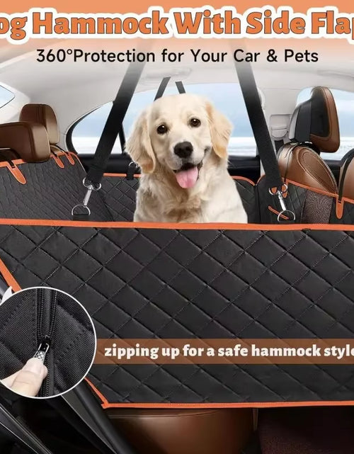 Load image into Gallery viewer, Hard Bottom Dog Car Seat Cover Car Back Seat Extender Dogs Fit for All Cars Dog Car Waterproof Seat Cover for Back Seat
