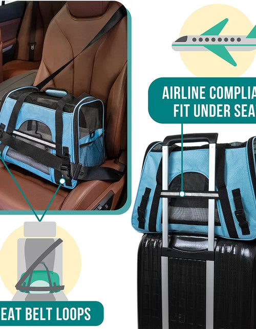 Load image into Gallery viewer, Premium Airline Approved Soft Sided Pet Carrier
