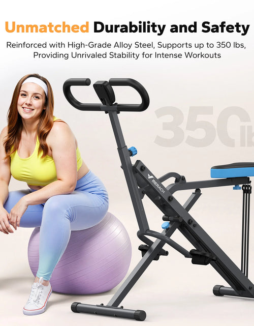 Load image into Gallery viewer, Squat Machine - Foldable 2-In-1 Glutes &amp; Leg Exercise Assist Trainer Workout Machine Home Gym Equipment, 350 Lbs Support
