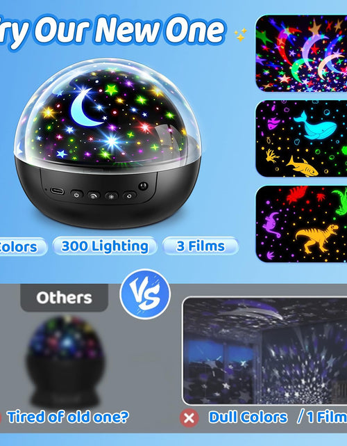 Load image into Gallery viewer, Night Light for Kids, 93 Lighting+3 Films Kids Night Light Projector, Remote+Dim
