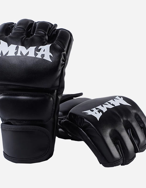 Load image into Gallery viewer, Kick MMA Boxing Gloves for Men Women PU Karate Muay Thai Guantes De Boxeo Free Fight MMA Sanda Training Adults Kids Equipment
