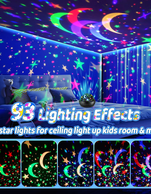 Load image into Gallery viewer, Night Light for Kids, 93 Lighting+3 Films Kids Night Light Projector, Remote+Dim
