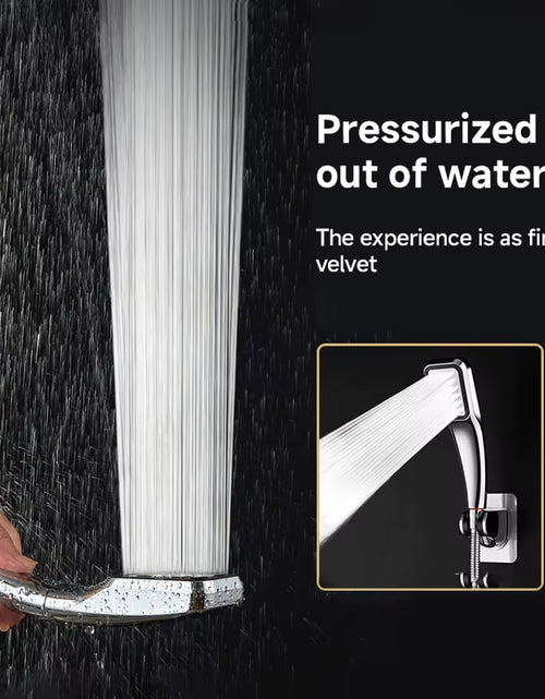 Load image into Gallery viewer, 300 Holes Pressurized Showerhead Hand Hold Square Shower Head Water Saving Rainfall Spray Nozzle Bathroom Accessories
