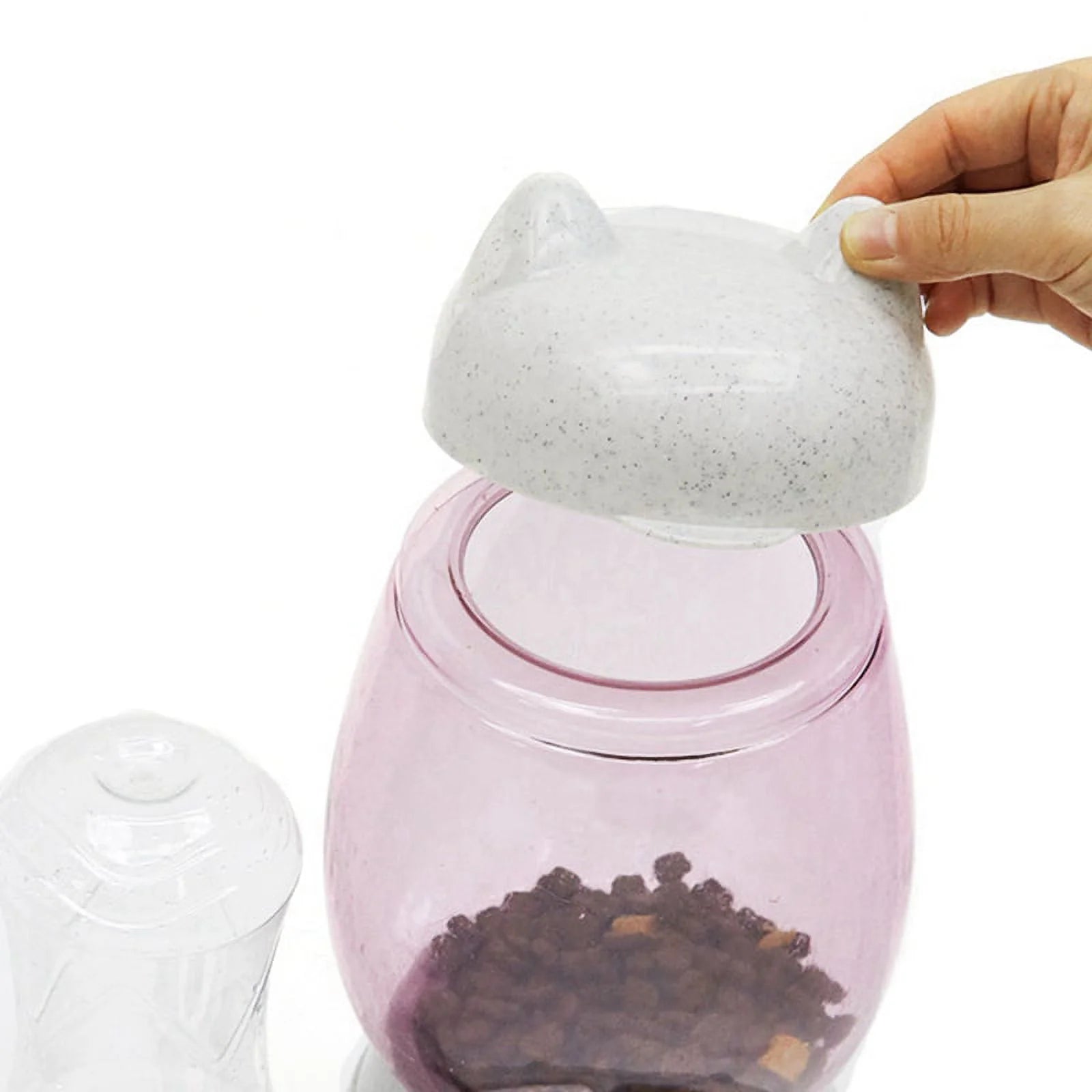 Automatic Pet Feeder | Food Dispenser for Cats and Dogs - Gravity Feeder - Automatic Cat Feeder/Automatic Dog Feeder - Dog and Cat Feeding Supplies, Cat Food Dispenser