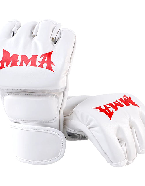 Load image into Gallery viewer, Kick MMA Boxing Gloves for Men Women PU Karate Muay Thai Guantes De Boxeo Free Fight MMA Sanda Training Adults Kids Equipment
