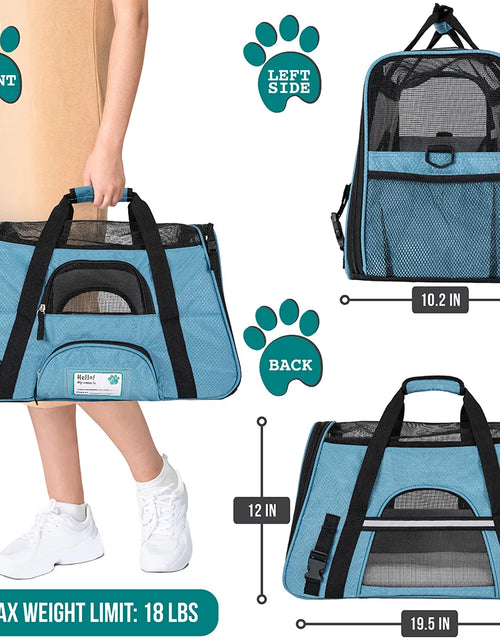 Load image into Gallery viewer, Premium Airline Approved Soft Sided Pet Carrier
